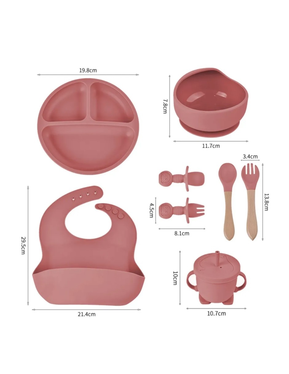 Set platos Genérica 9 piezas