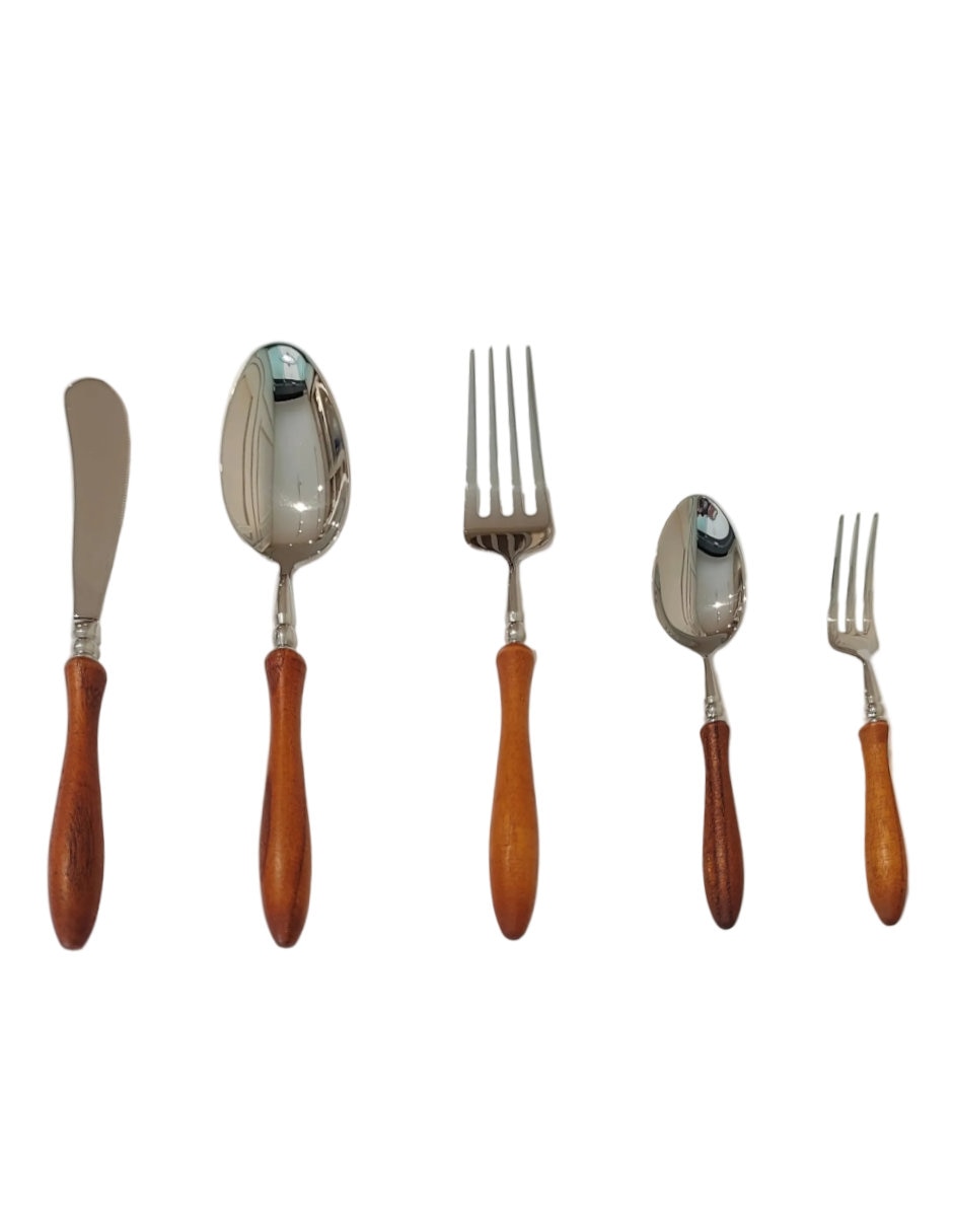 Set cubiertos de acero inoxidable 5 piezas Set cubiertos de acero inoxidable 5 piezas