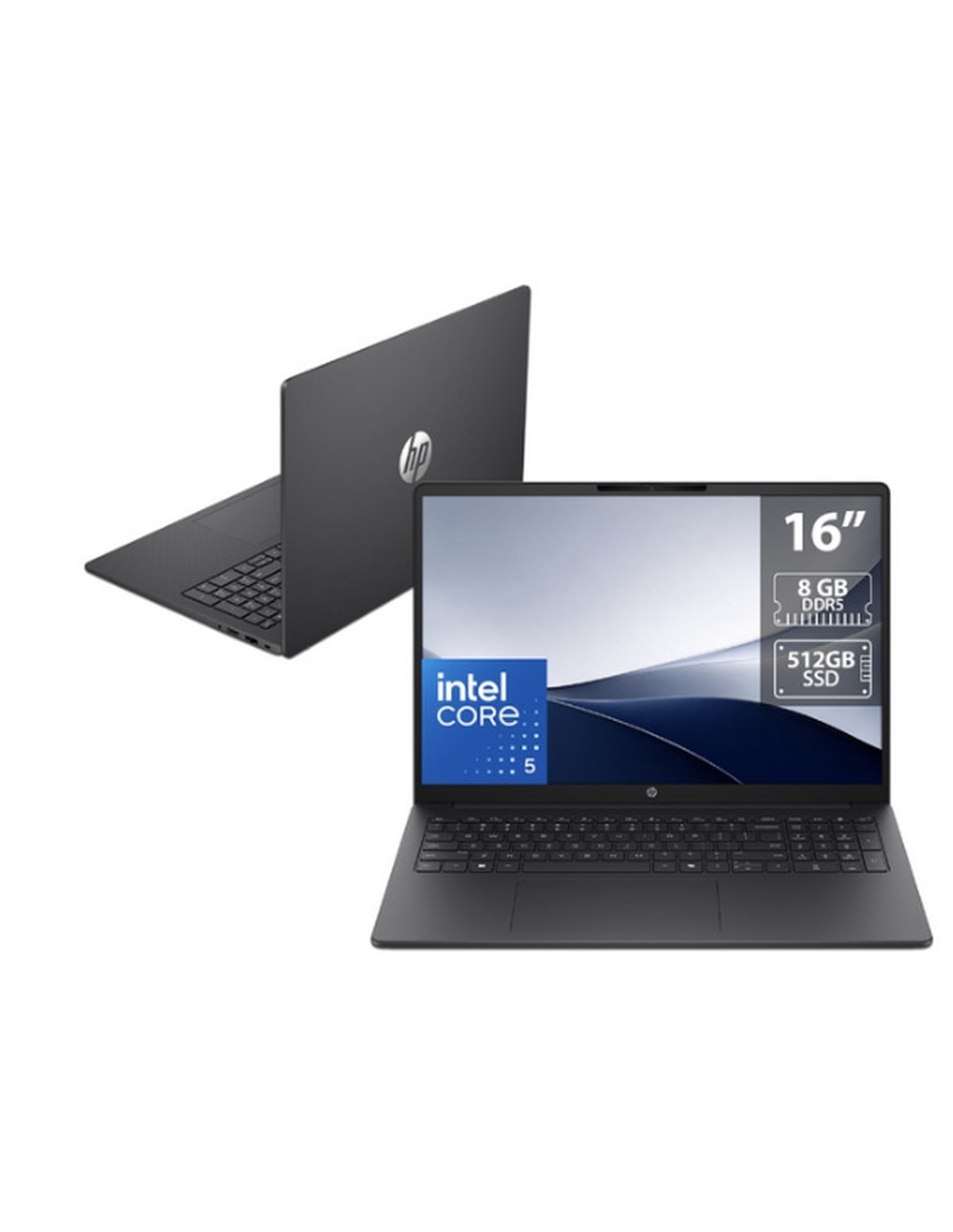 Laptop 16 pulgadas TFT WUXGA+ Intel Core 5 120U Intel UHD Graphics 8 GB RAM 512 GB Laptop 16 pulgadas TFT WUXGA+ Intel Core 5 120U Intel UHD Graphics 8 GB RAM 512 GB