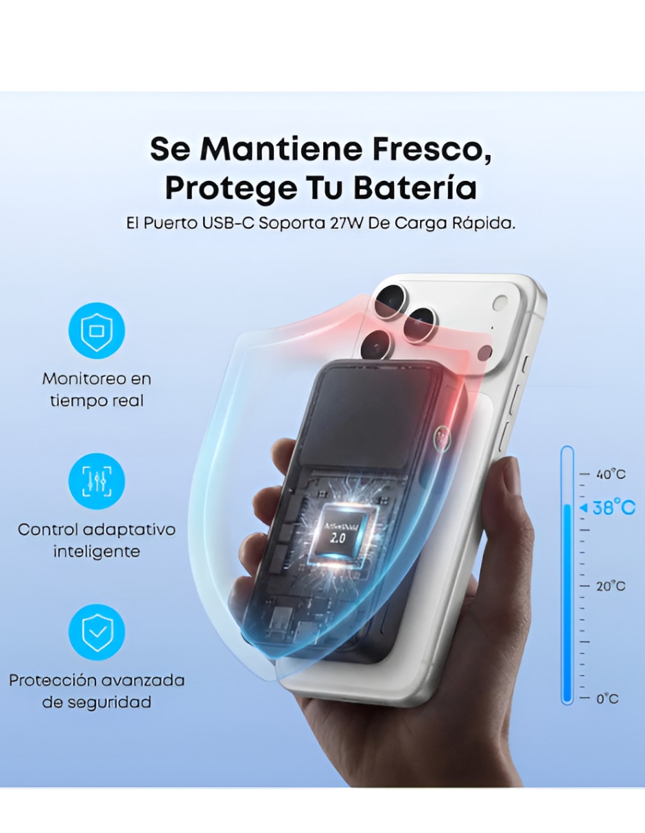 Batería portátil 10000 mAh 2