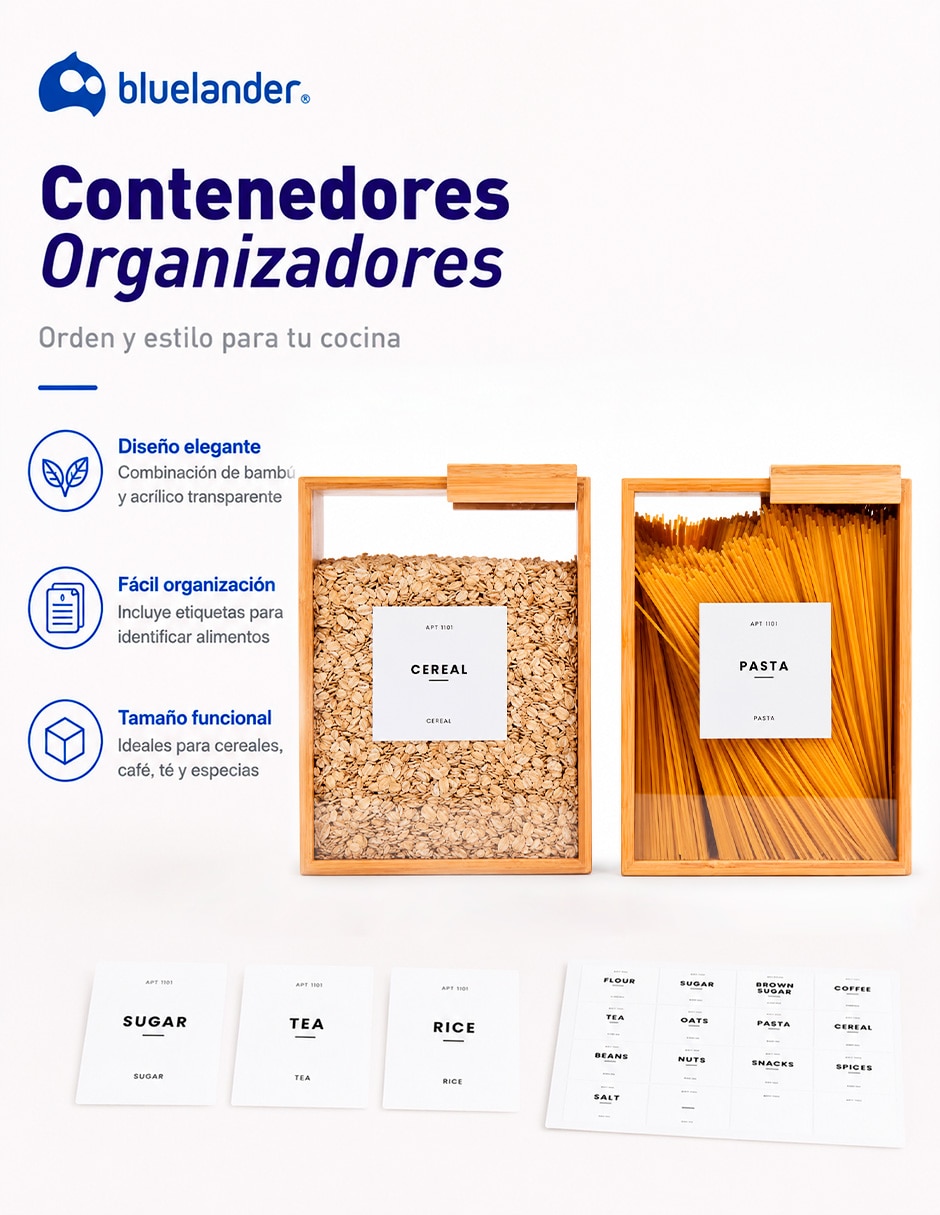No aplica de Bambú 4 piezas piezas 3