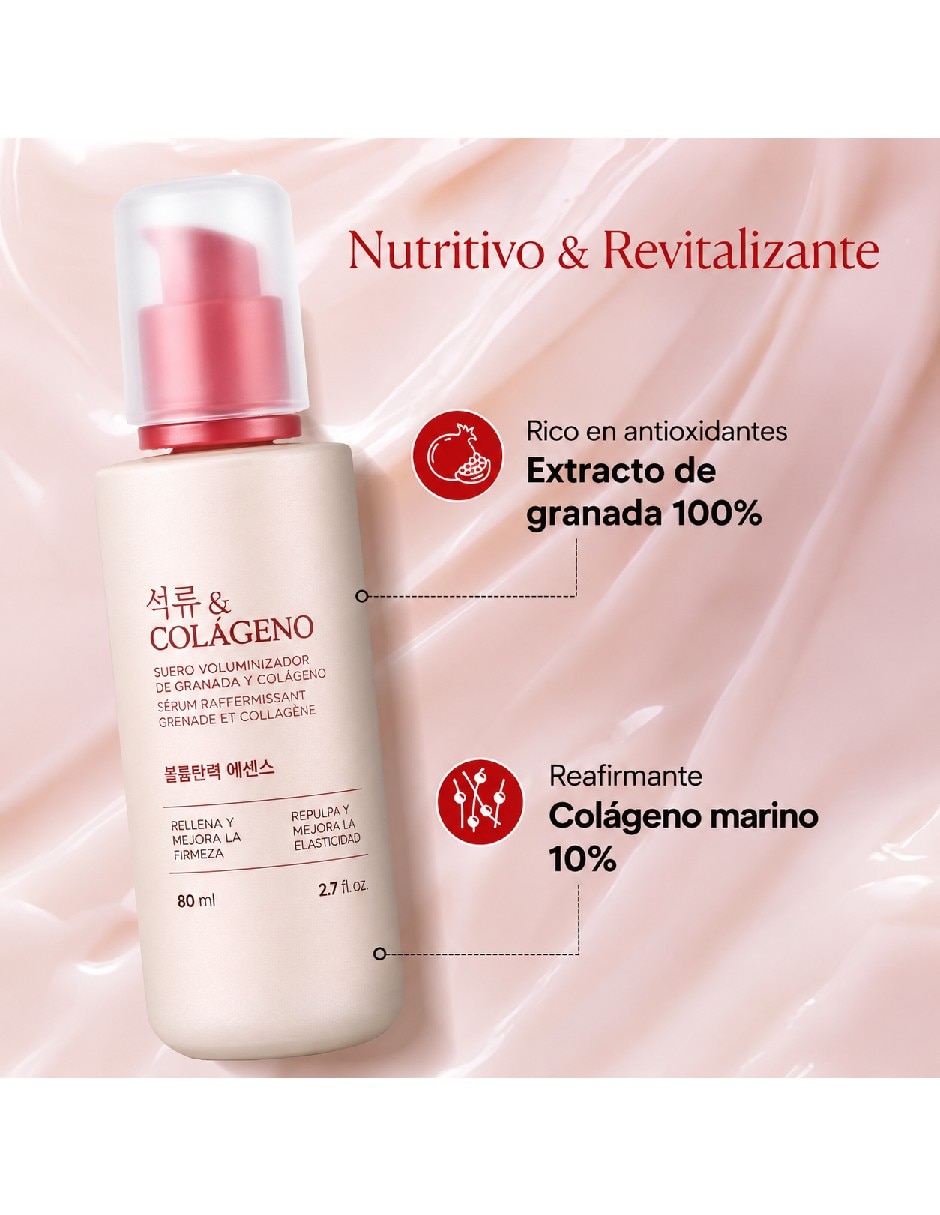 Sérum reafirmante Facial de grana y colágeno marino 80 ml todo tipo de piel 3