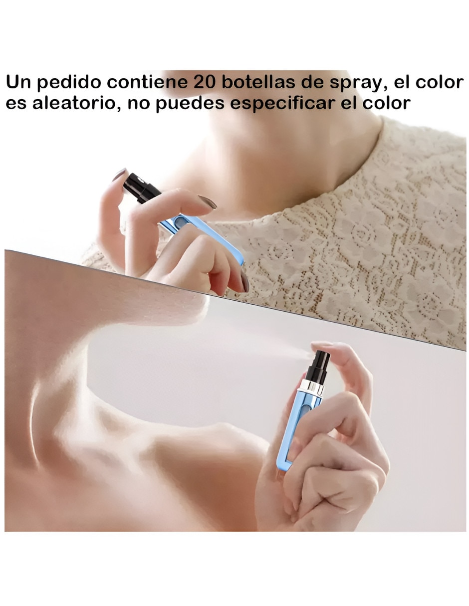 Set botella para perfume recargable Xtellar para hombre