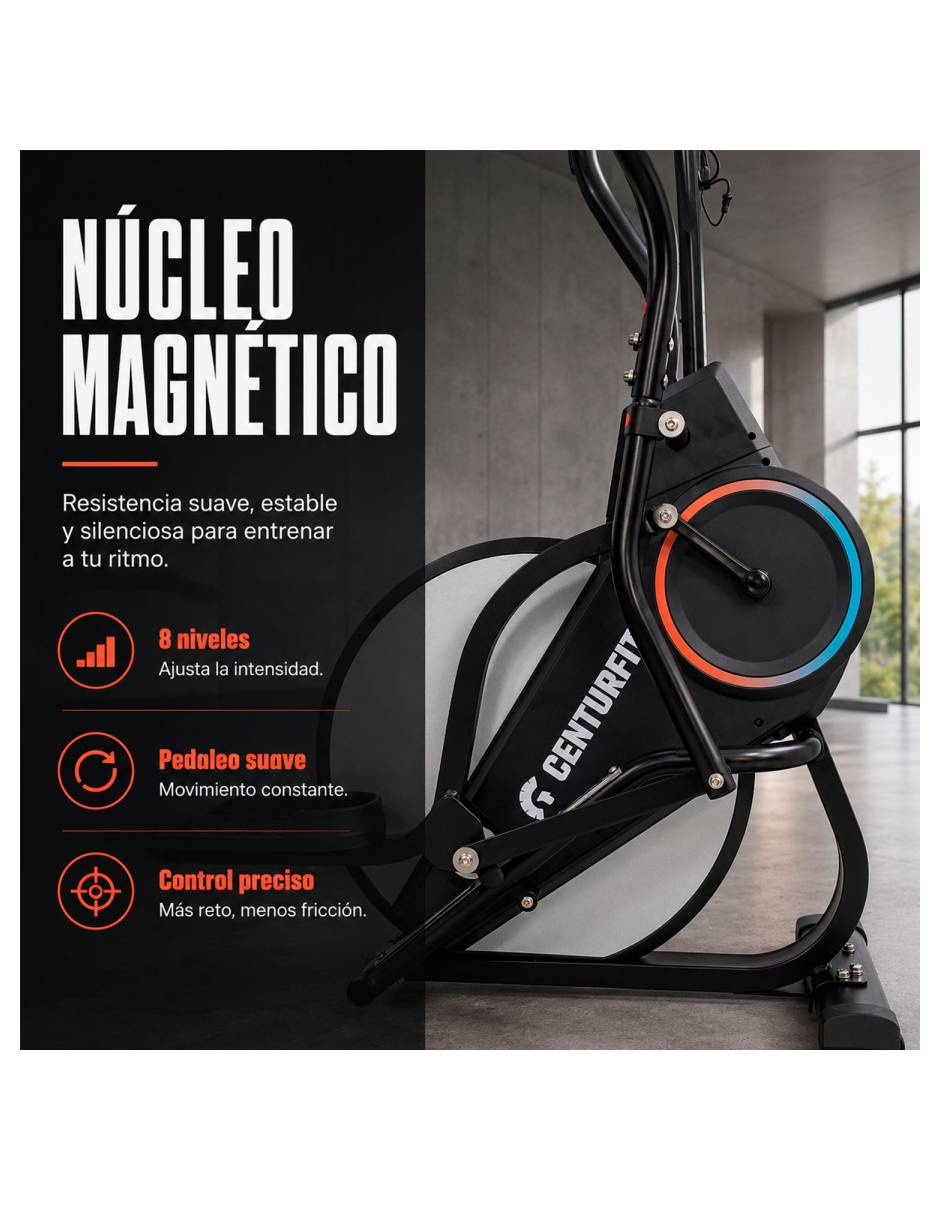 Elíptica MKZ-ELIPMAG 3en1