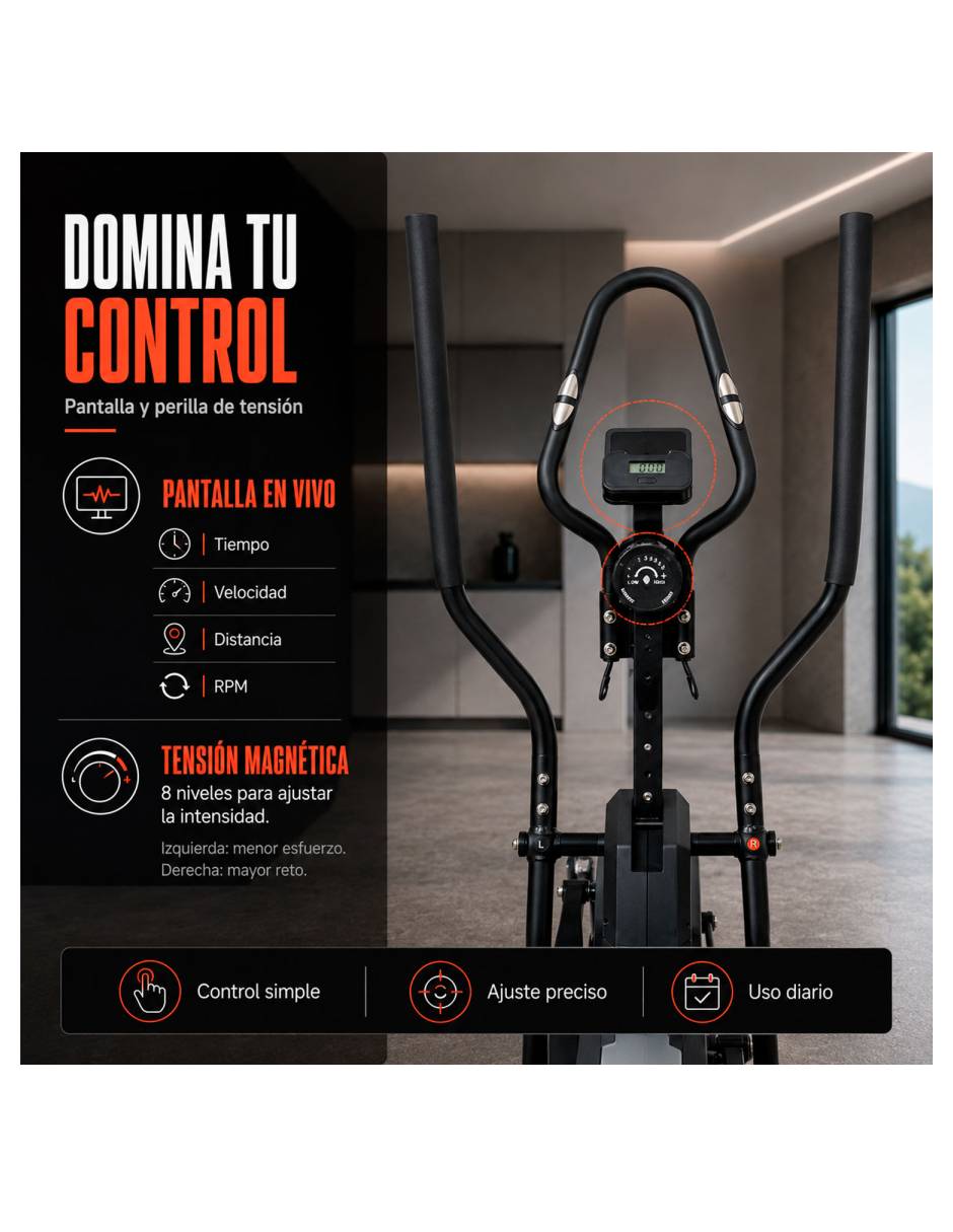 Elíptica MKZ-ELIPMAG 3en1 5
