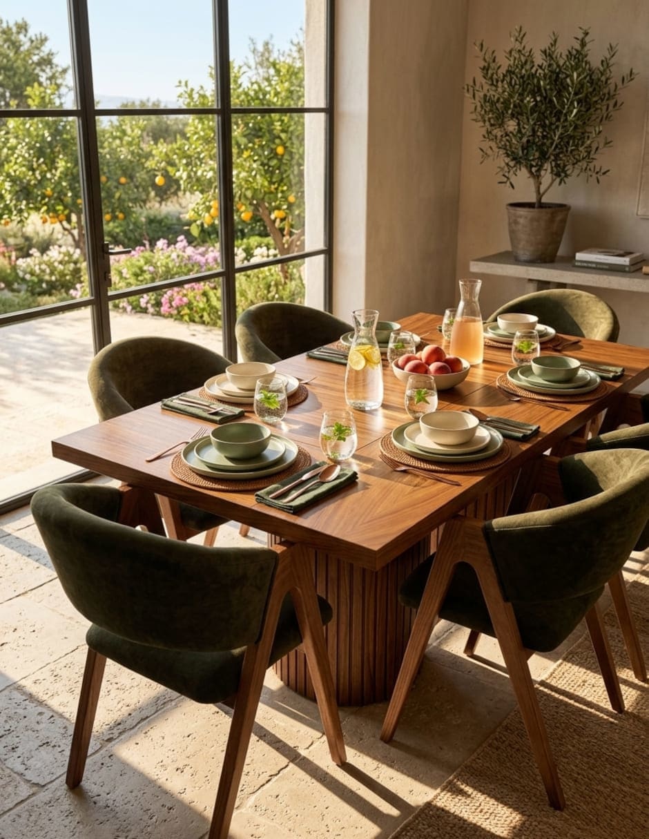 Comedor para 6 personas de madera 3