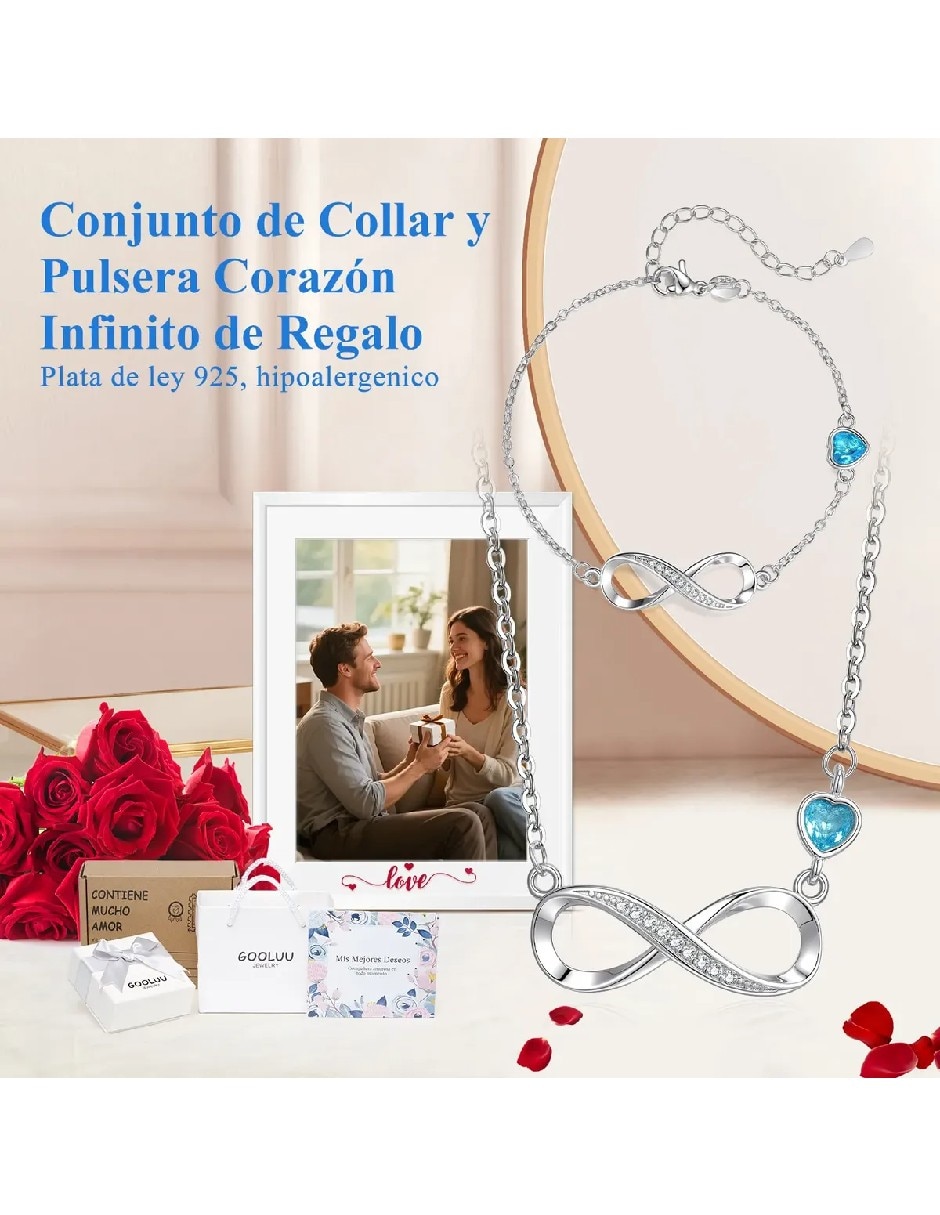 Set collar y pulsera No aplica de Plata P 925 Sin gema 2
