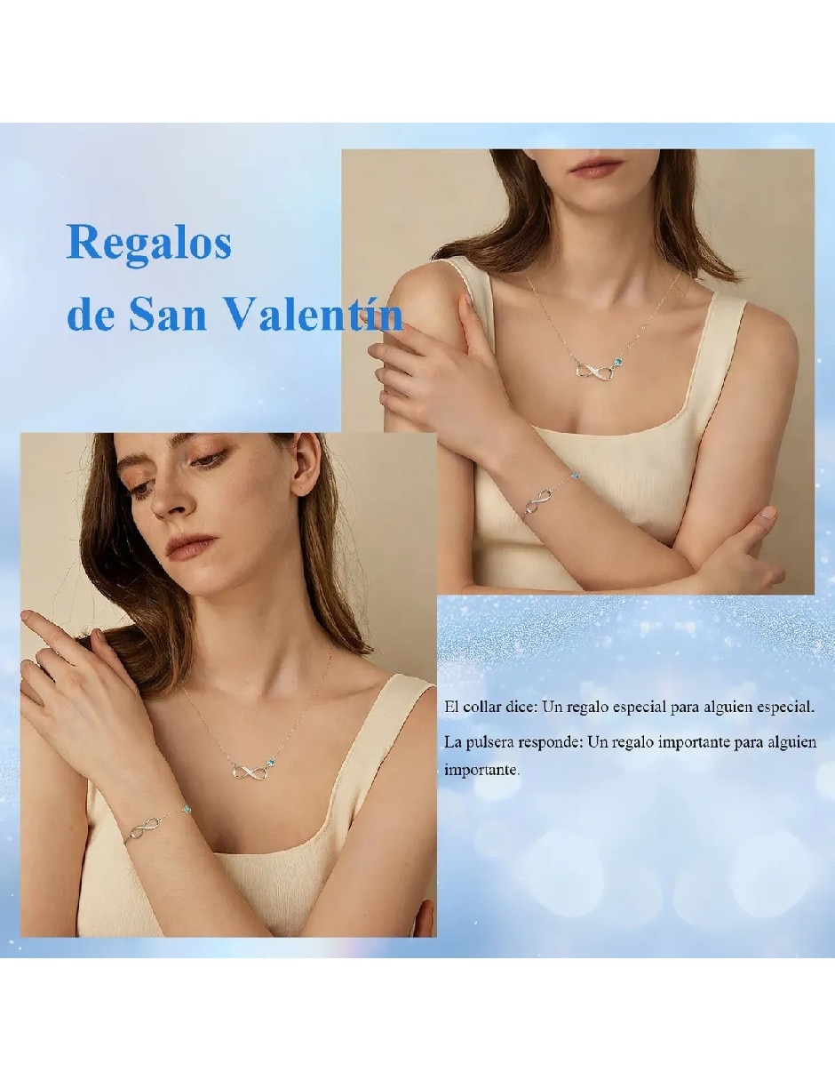 Set collar y pulsera No aplica de Plata P 925 Sin gema 3