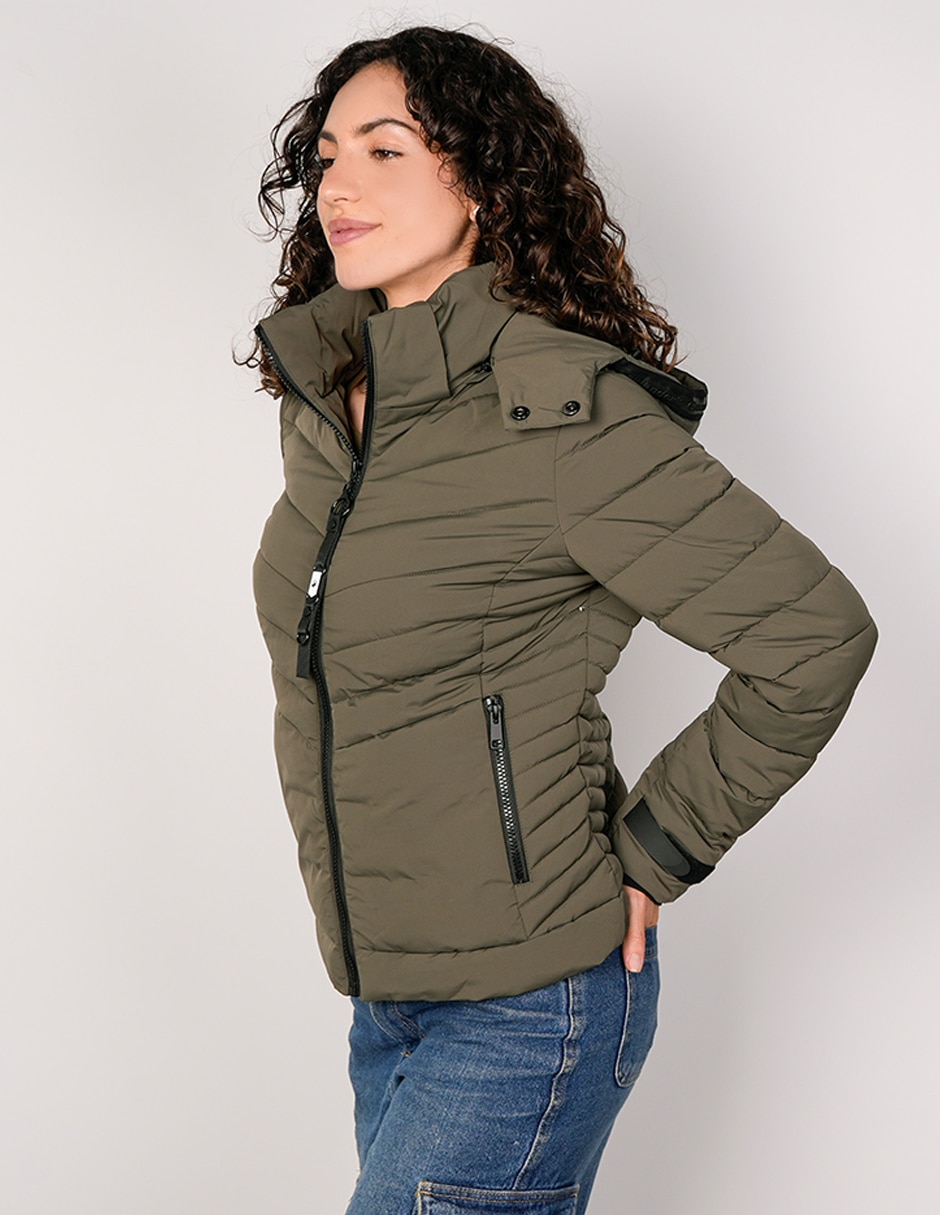 Chamarra casual stretch para mujer 3