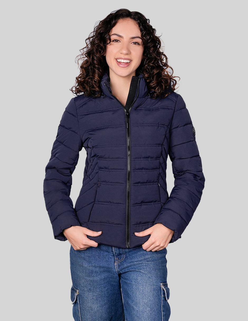 Chamarra casual stretch para mujer 1