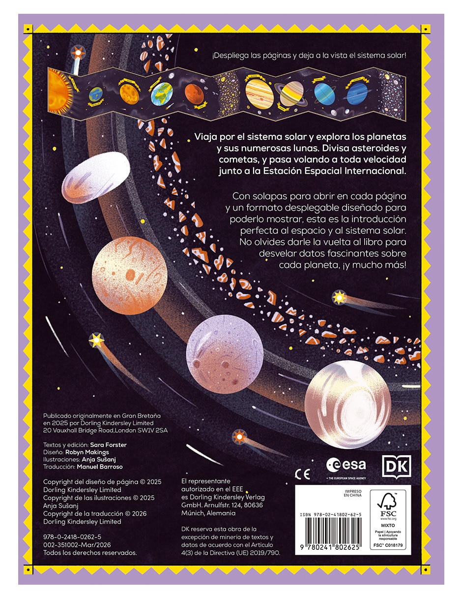 Libro Un viaje por el sistema solar de DK Libro Un viaje por el sistema solar de DK