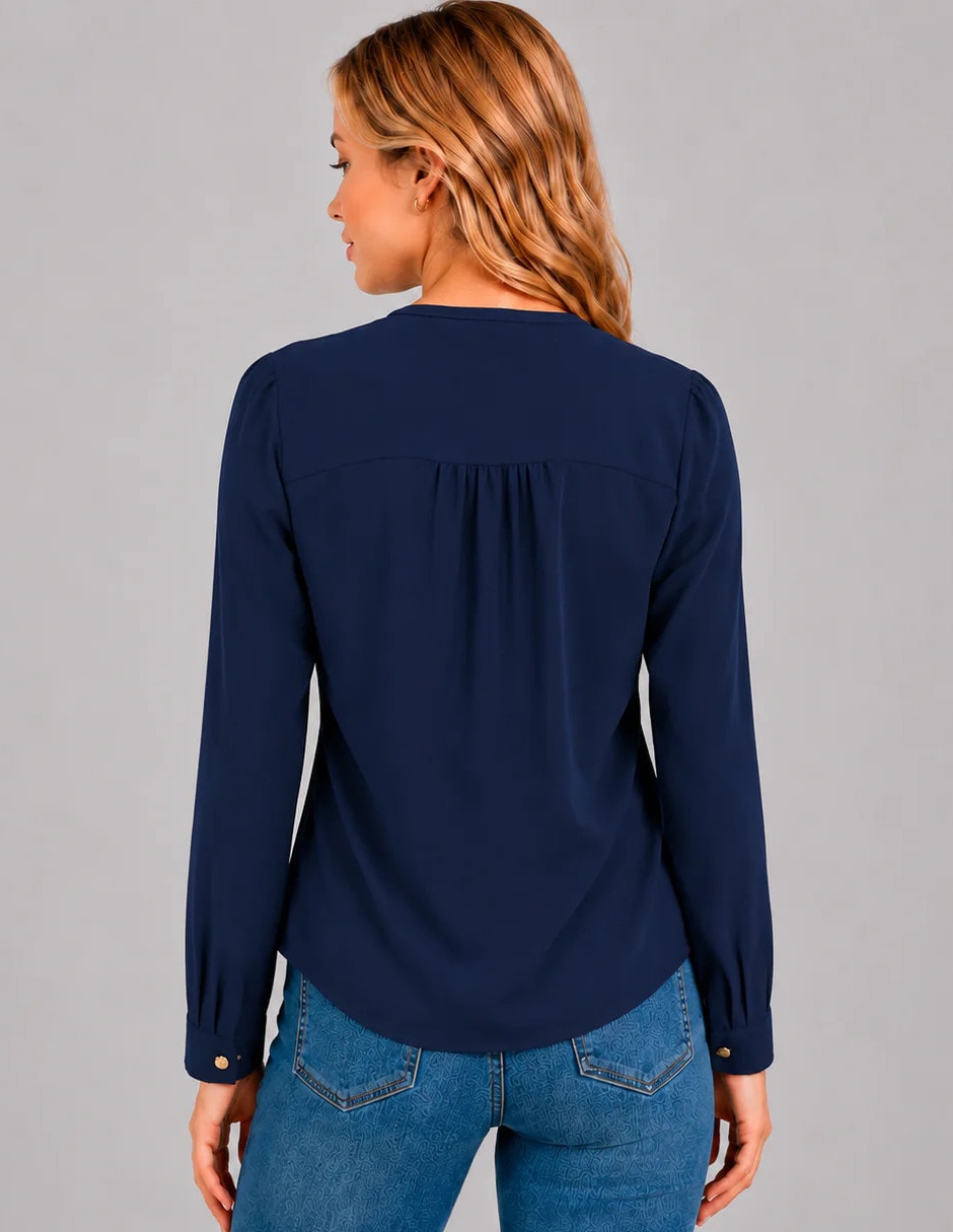 Blusa salsa manga larga para mujer