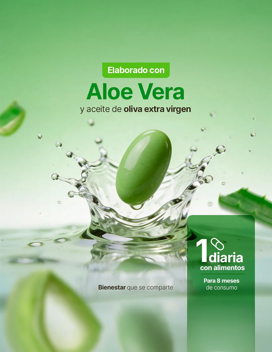 Aloe vera de 240 cápsulas 4