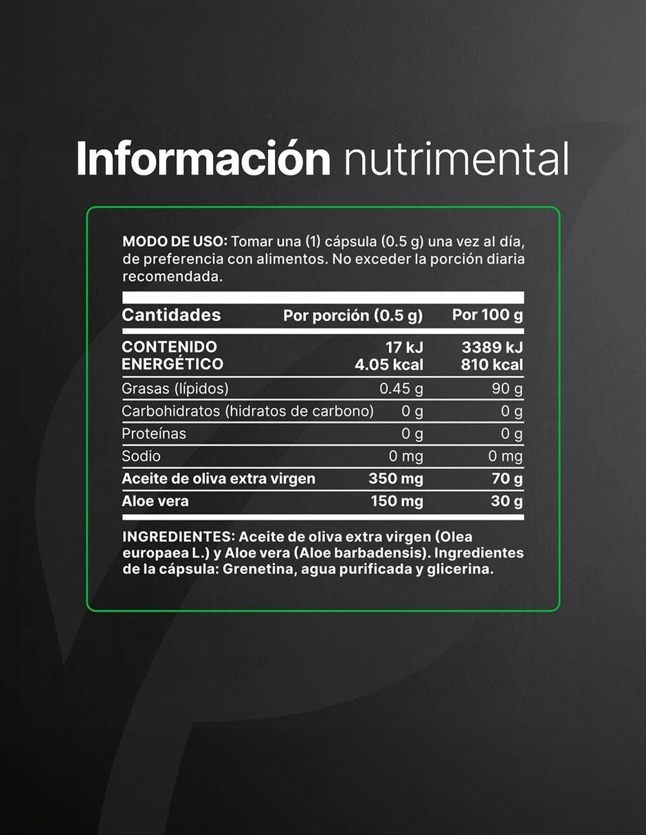 Aloe vera de 240 cápsulas 3