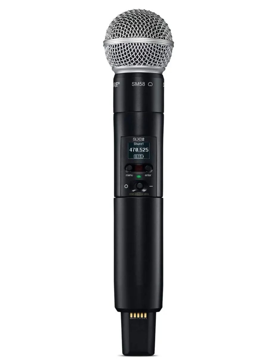 Micrófono shure slxd24d-sm58-g58 inalámbrico