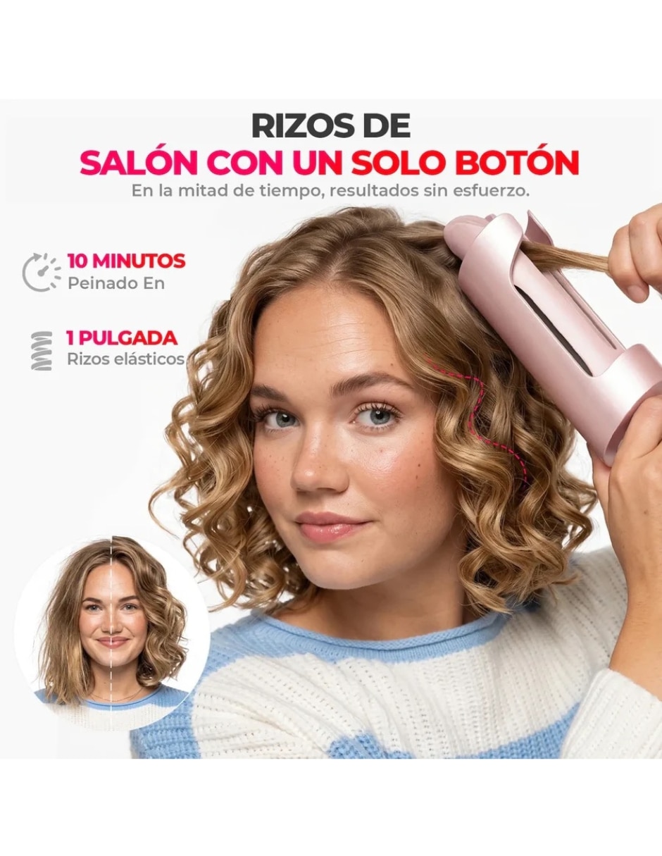 Rizadora 25 mm de cerámica - iones 3