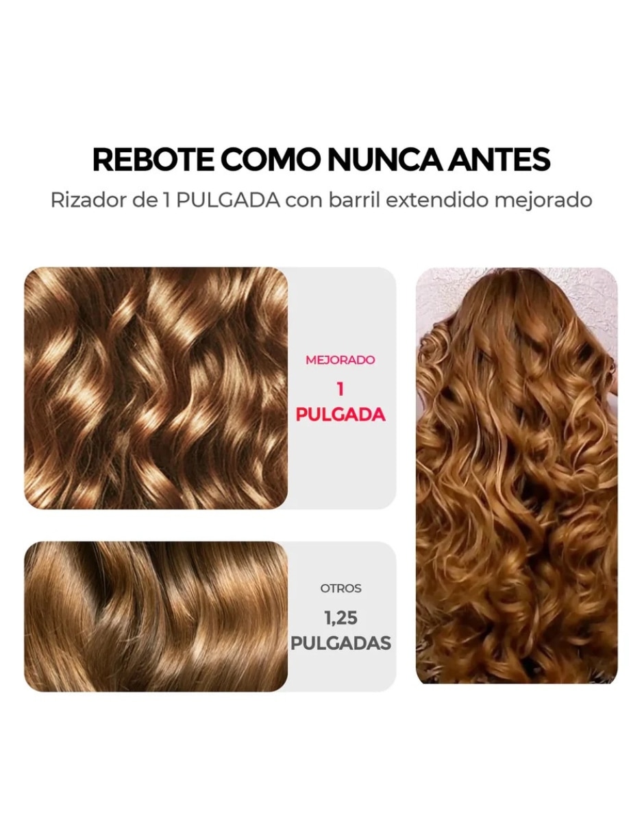 Rizadora 25 mm de cerámica - iones 8