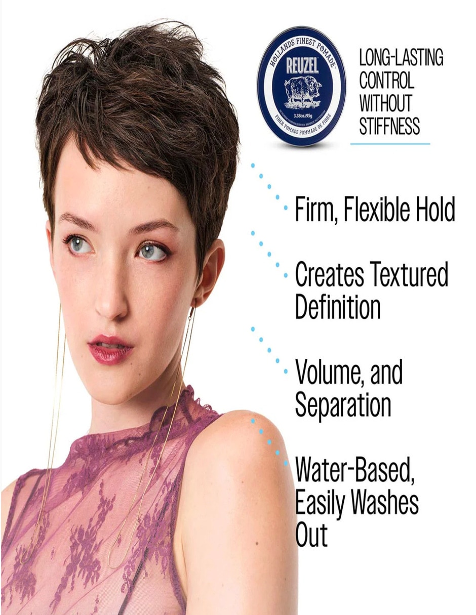 Pomada modeladora para cabello Fiber Pomade