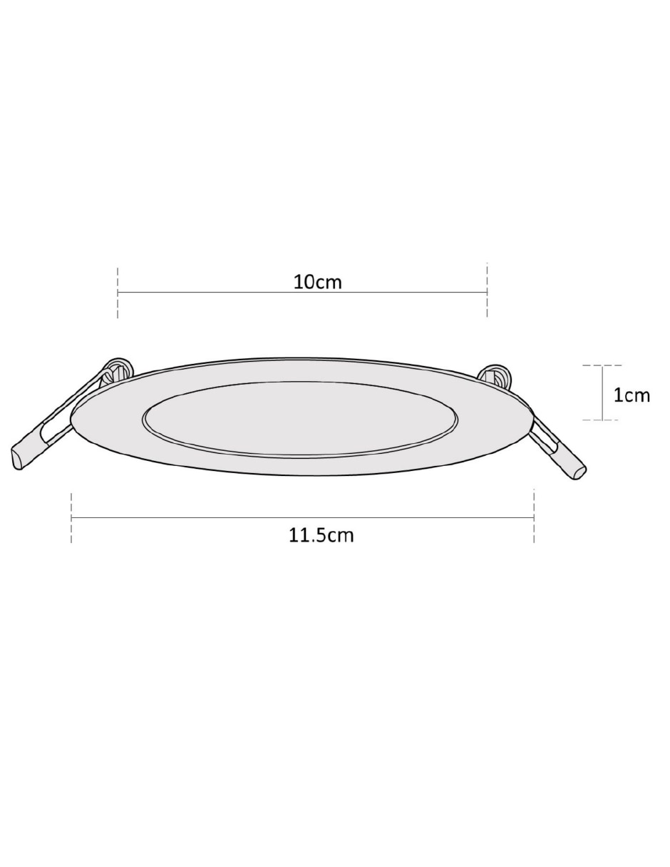 Lámpara LED Flat Eco 8
