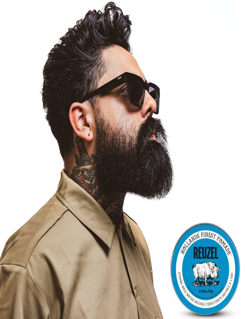 Pomada modeladora para cabello Reuzael Blue Pomade 2