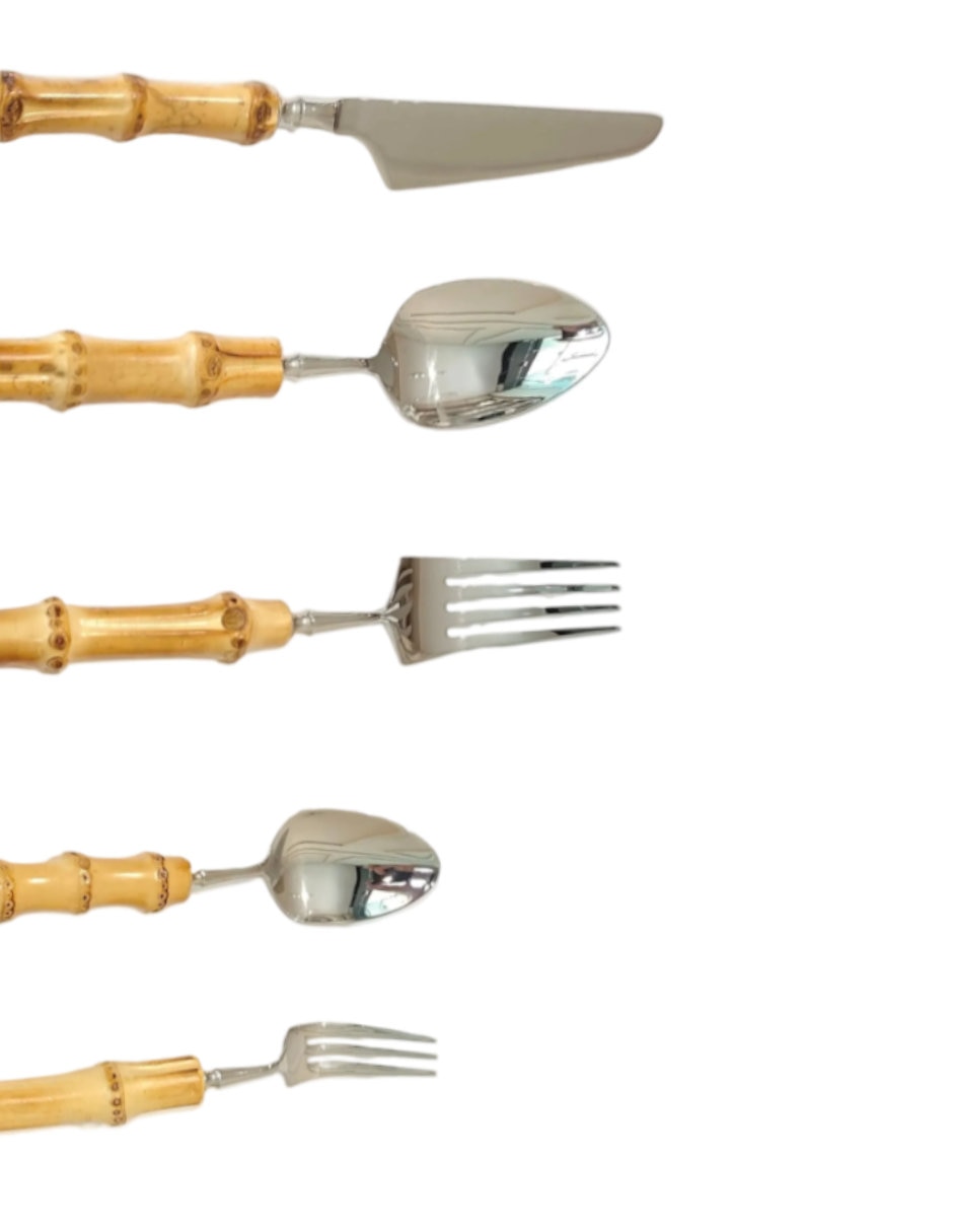 Set cubiertos de acero inoxidable 5 piezas Set cubiertos de acero inoxidable 5 piezas