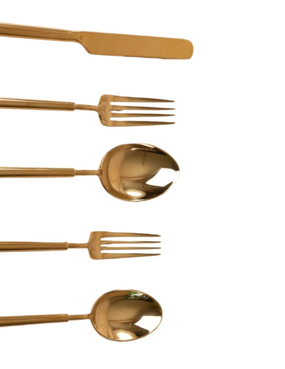 Set cubiertos de acero inoxidable 5 piezas Set cubiertos de acero inoxidable 5 piezas
