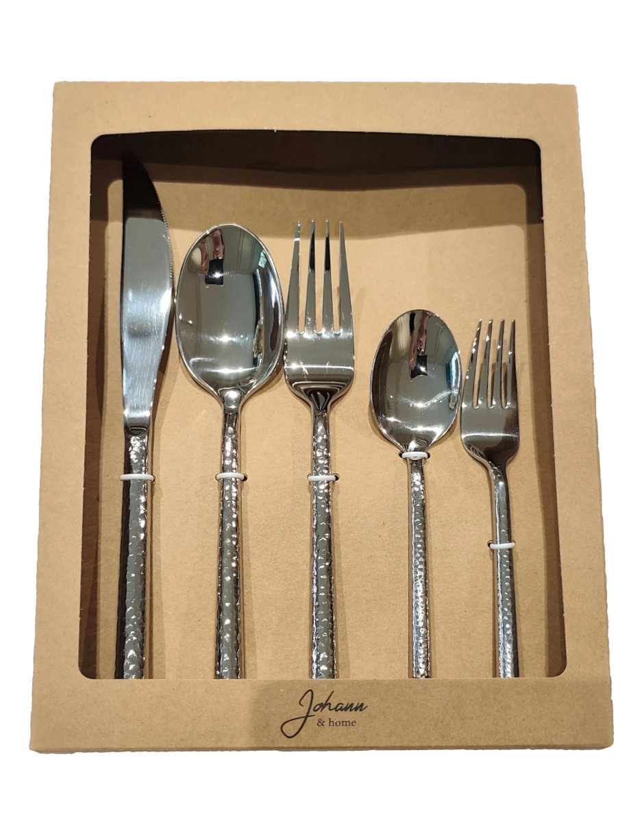 Set cubiertos Johann & Home de acero inoxidable 5 piezas