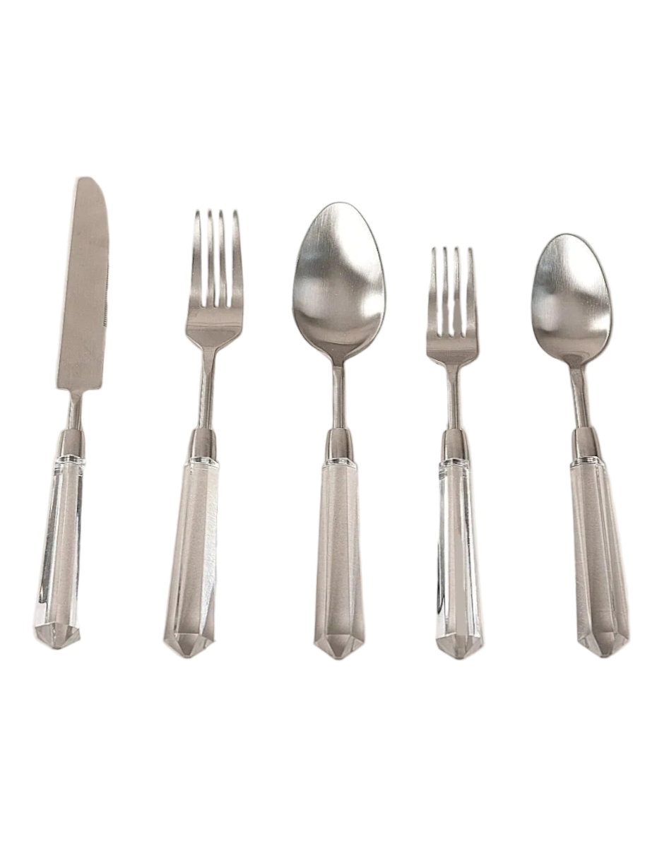 Set cubiertos de acero inoxidable 5 piezas
