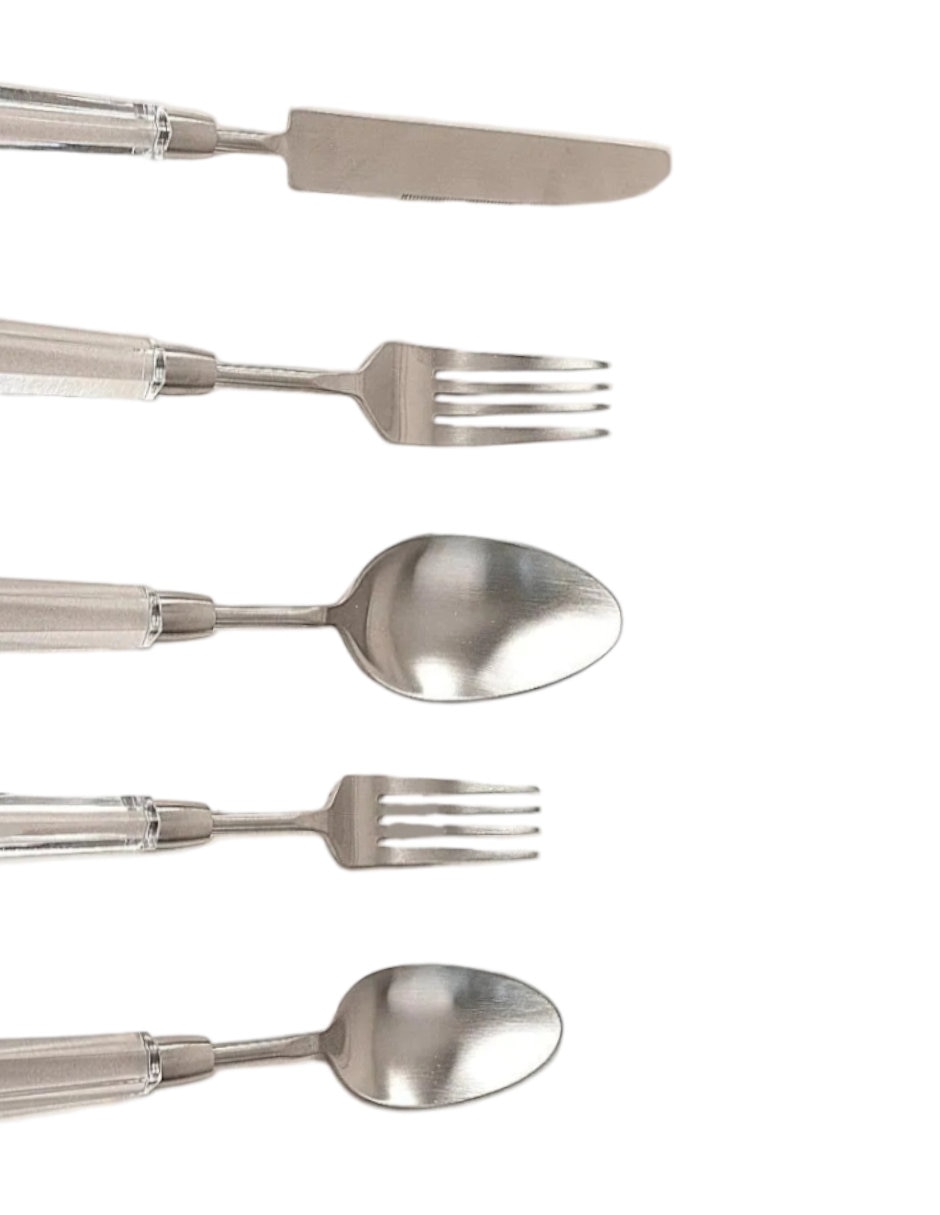 Set cubiertos de acero inoxidable 5 piezas 2