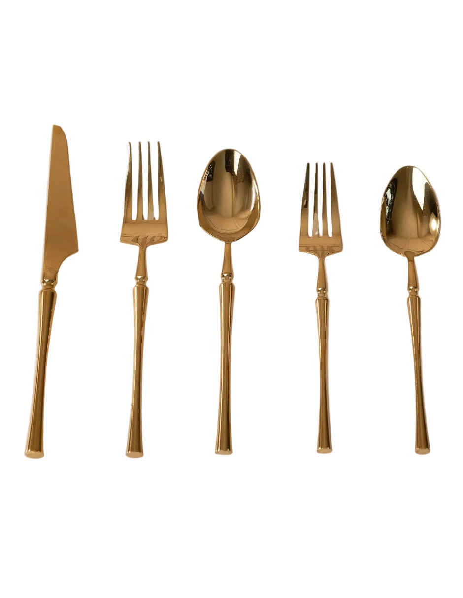 Set cubiertos de acero inoxidable 5 piezas
