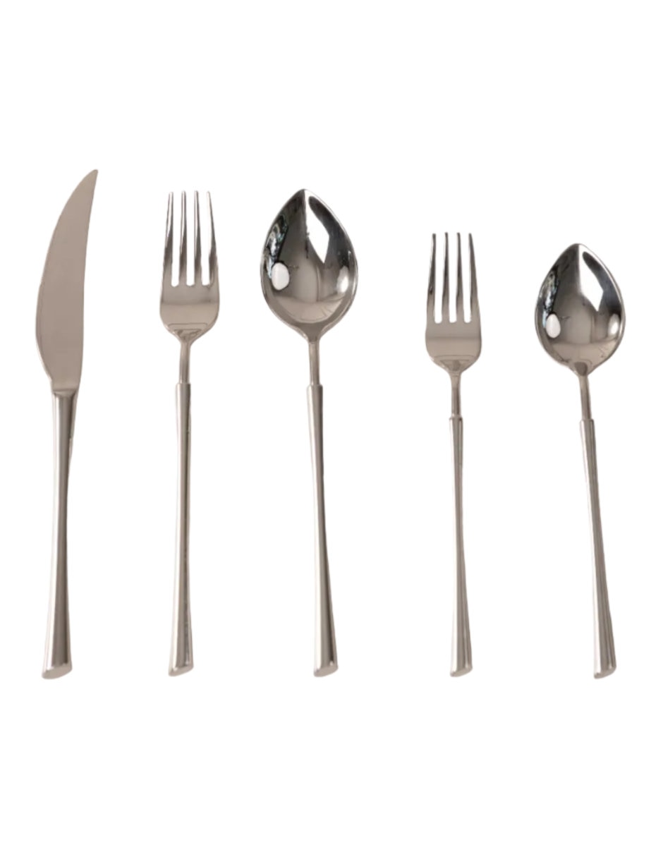 Set cubiertos de acero inoxidable 5 piezas Set cubiertos de acero inoxidable 5 piezas