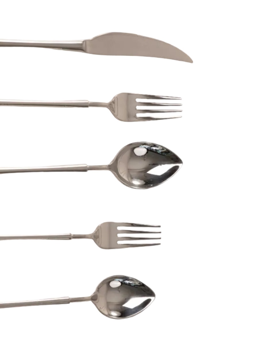 Set cubiertos JOHANN & HOME de acero inoxidable 5 piezas