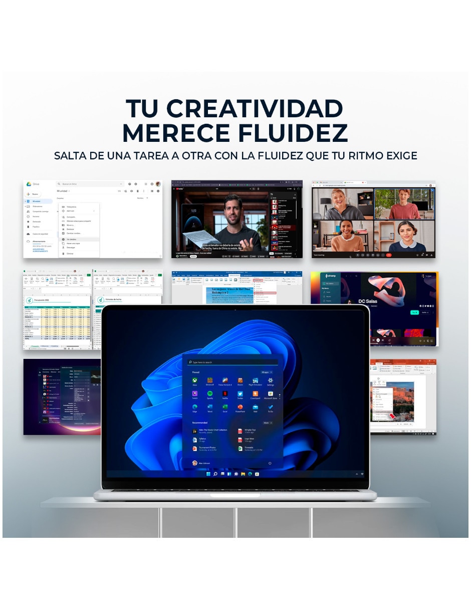 Laptop 245-R724512 14 pulgadas Full HD AMD Ryzen 7 Integradas 24 GB RAM 512 GB SSD 3