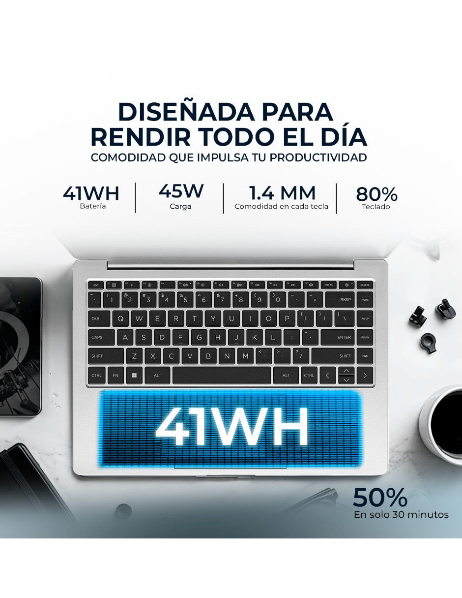 Laptop 245-R724512 14 pulgadas Full HD AMD Ryzen 7 Integradas 24 GB RAM 512 GB SSD 7