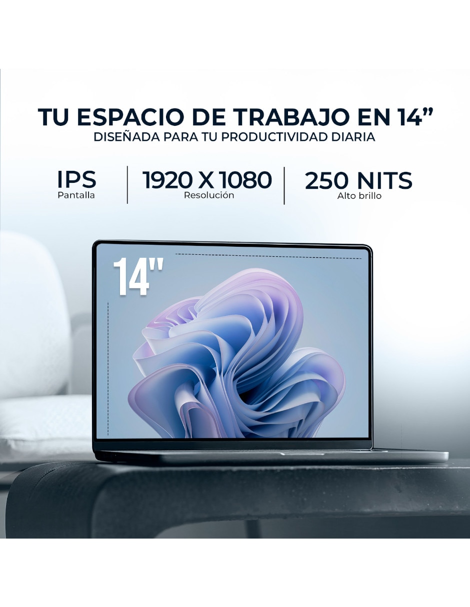 Laptop 245-R724512 14 pulgadas Full HD AMD Ryzen 7 Integradas 24 GB RAM 512 GB SSD 8