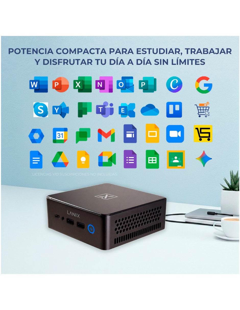 Mini PC MPCL-I532G512G Intel Core i5 Integrada 32 GB RAM 512 GB SSD 6