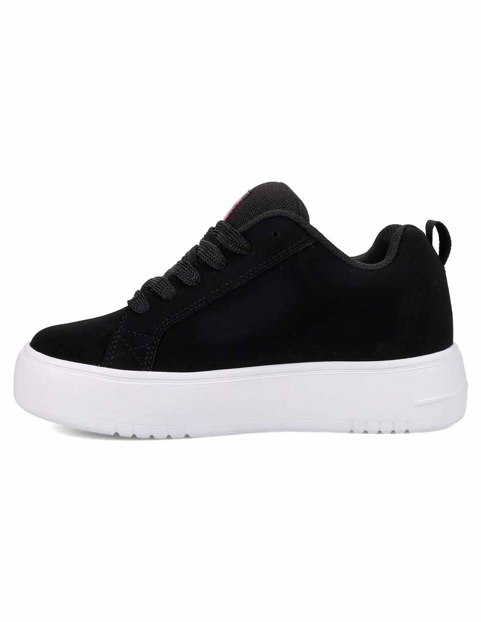 Tenis Court Graffik Platform para mujer