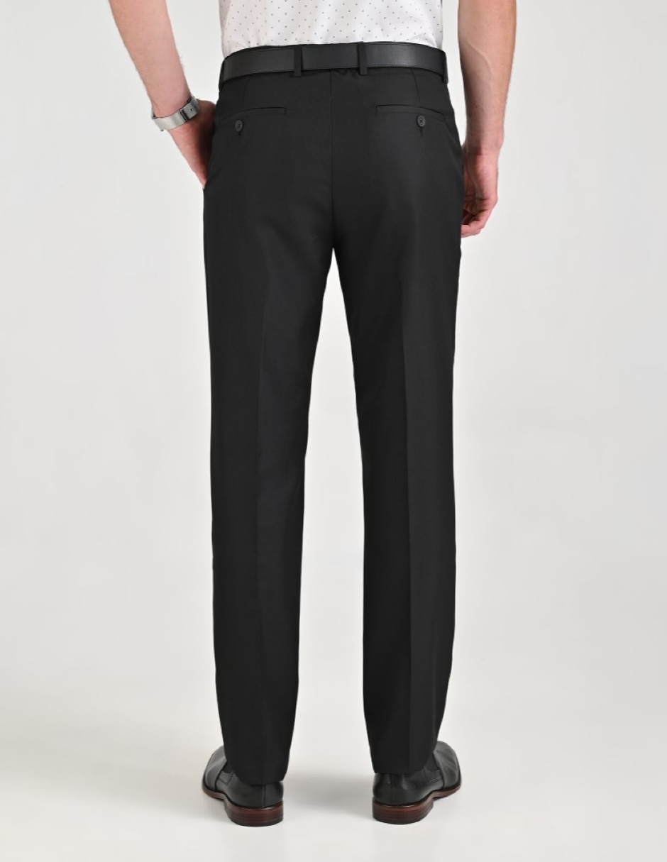 Pantalón Formal De vestir Slim Básico de Algodón y poliéster para hombre 2
