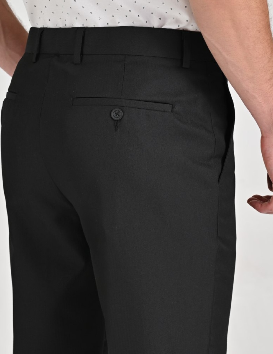 Pantalón Formal De vestir Slim Básico de Algodón y poliéster para hombre 3