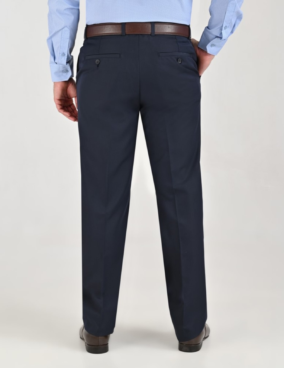 Pantalón formal de vestir slim yale básico para hombre