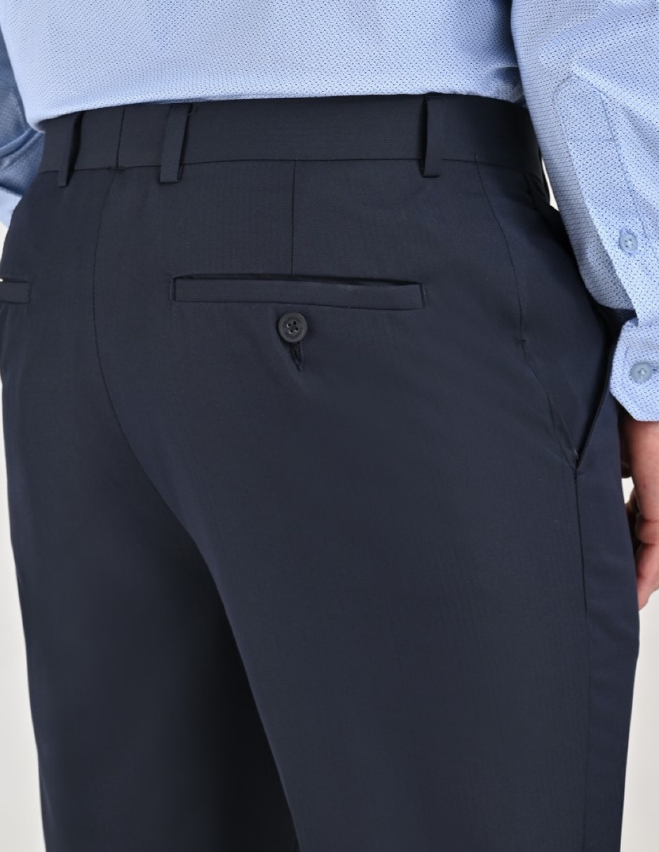 Pantalón formal de vestir slim yale básico para hombre