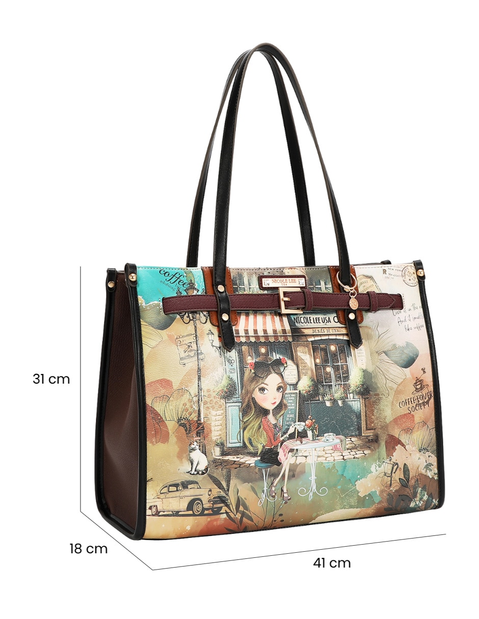 Set/Bolsa Tote VIRTUAL FRIEND No aplica de Poliuretano para (si aplica) Mujer 8