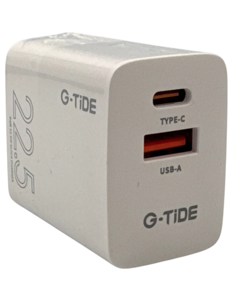 Adaptador de corriente lightning + USB tipo C 20 W