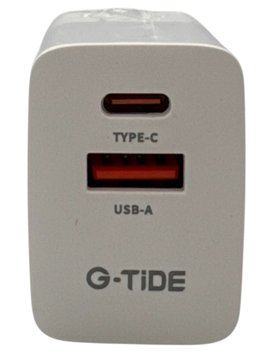 Adaptador de corriente Gtide lightning + USB tipo C 20 W