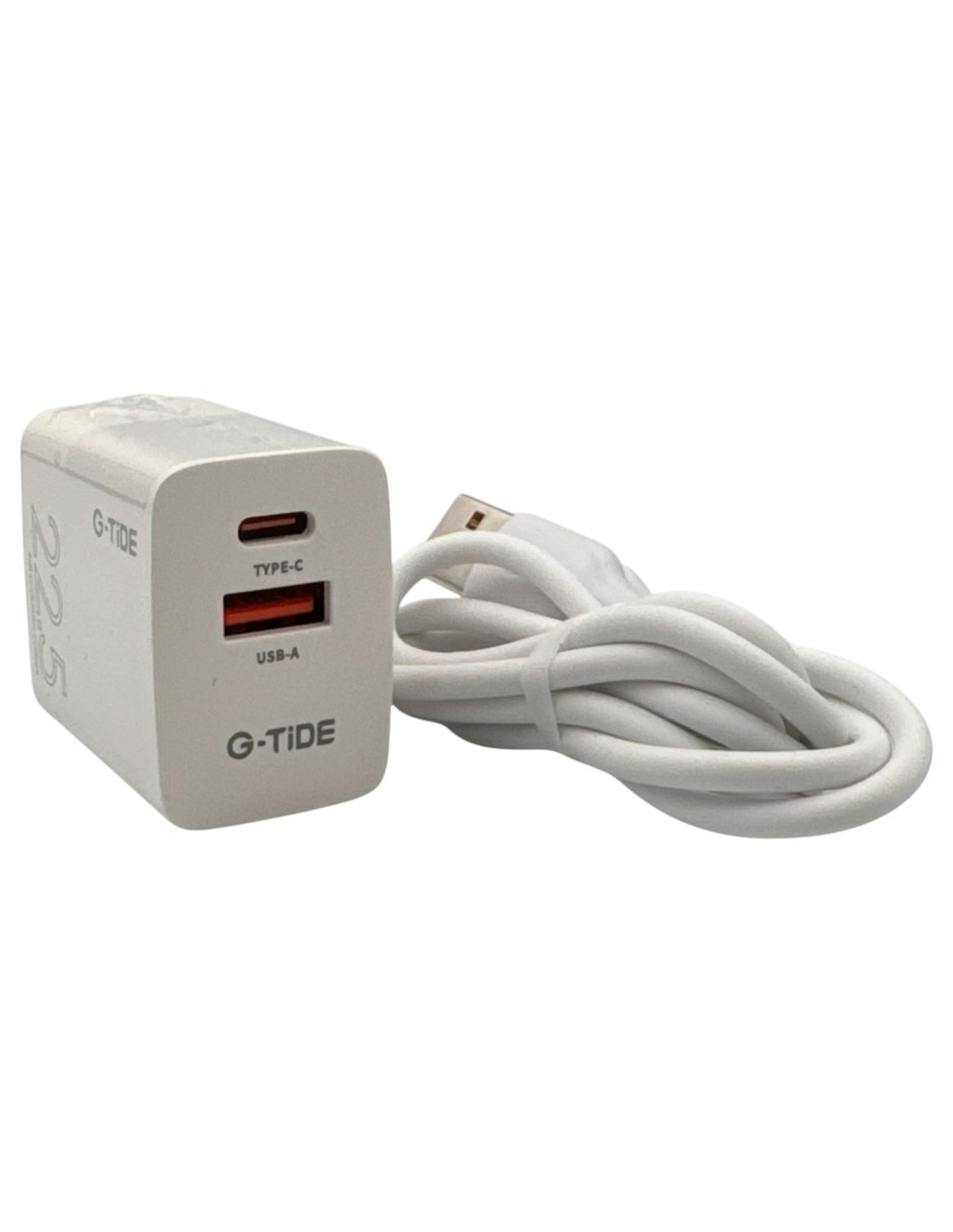 Adaptador de corriente Gtide lightning + USB tipo C 20 W
