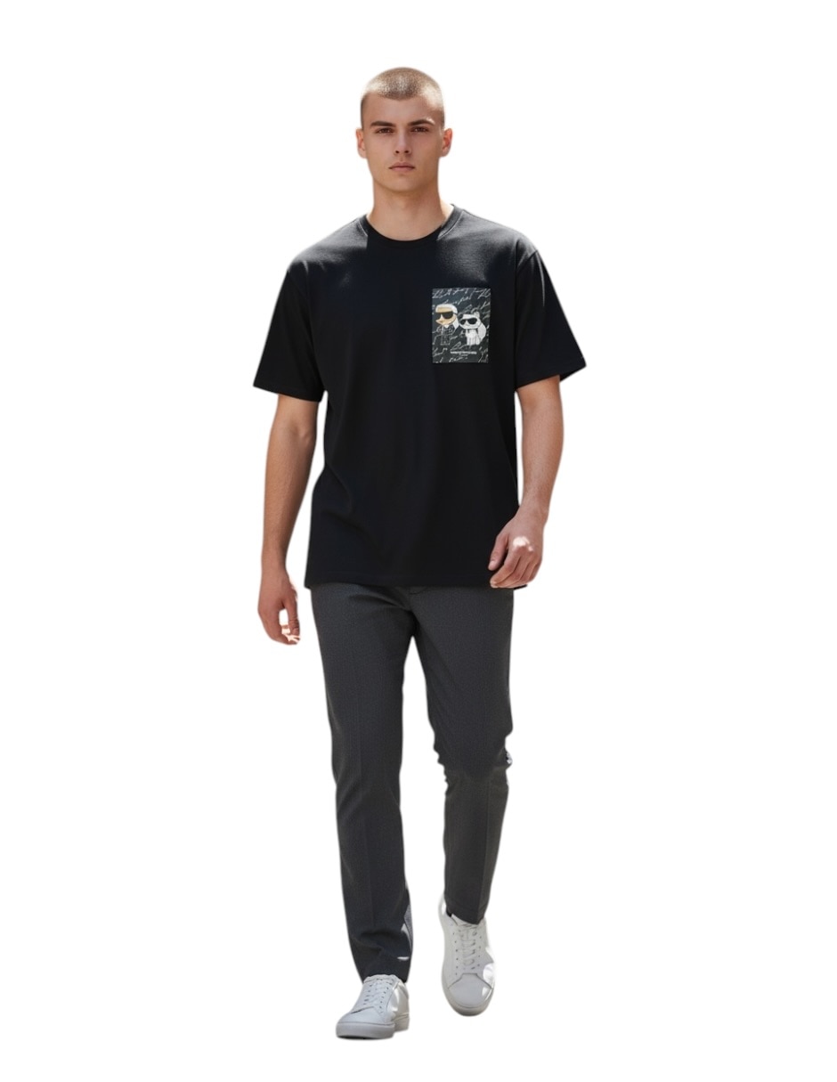 Playera cuello redondo para hombre 4