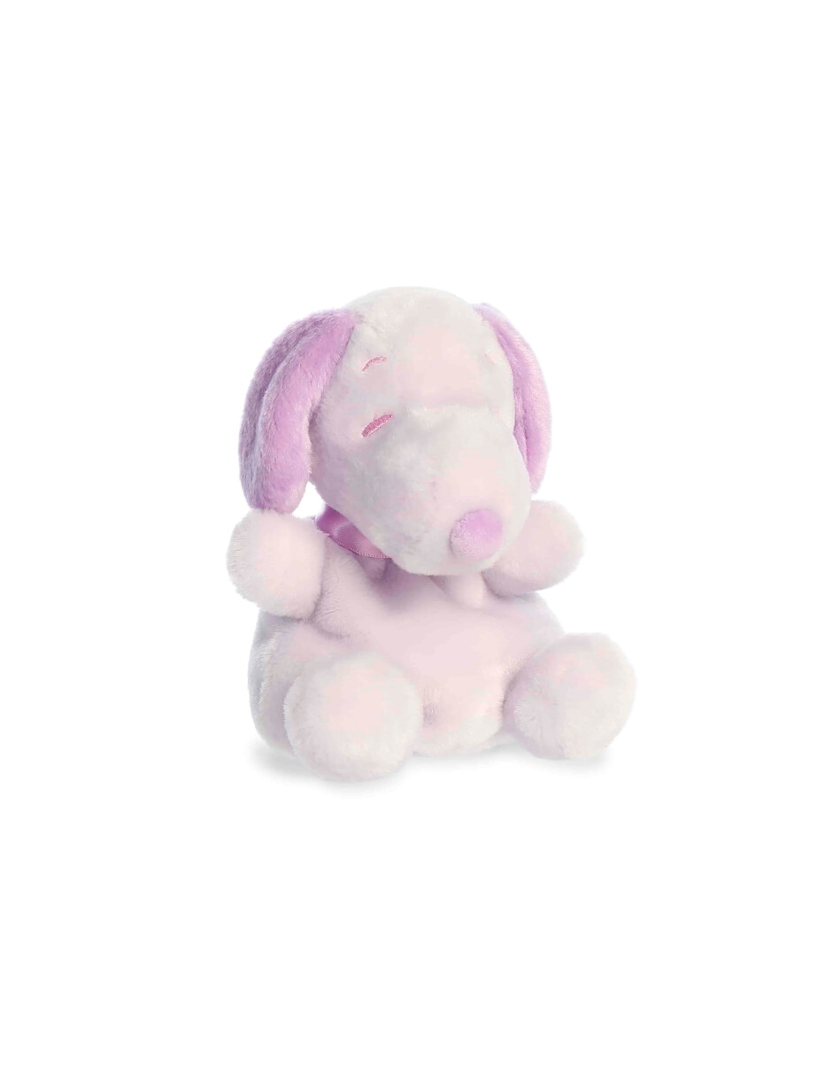 Peluche de peanuts perro Aurora snoopy morado de 12cm