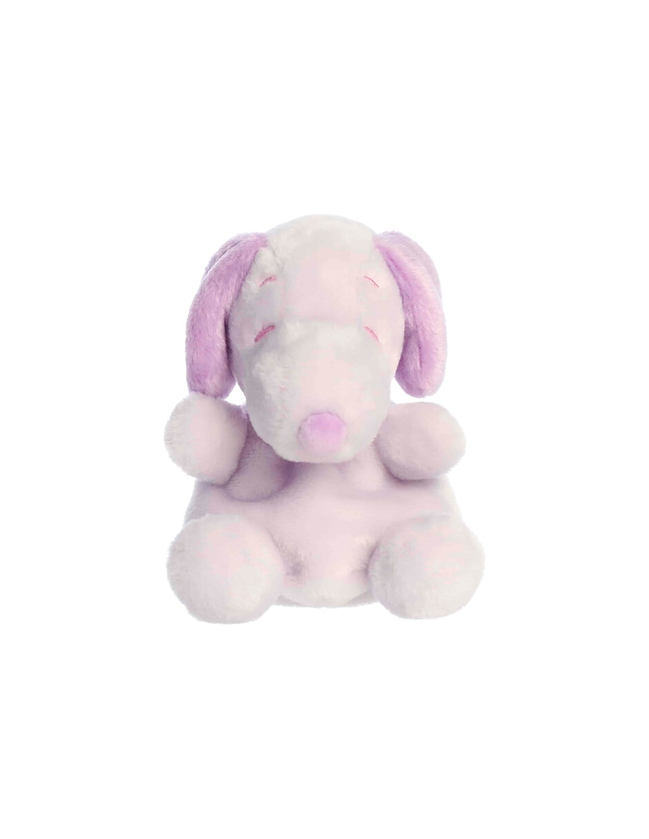 Peluche de peanuts perro Aurora snoopy morado de 12cm 2
