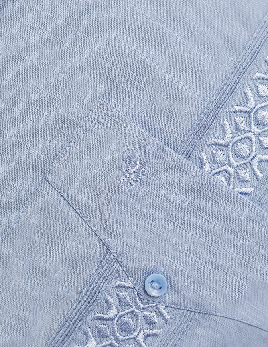 Guayabera manga corta para hombre 3