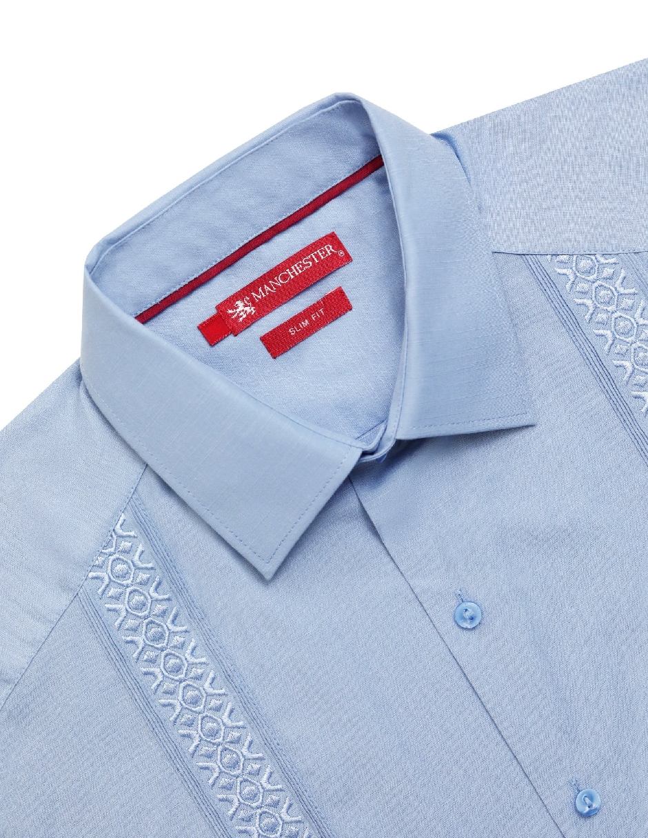 Guayabera manga corta para hombre 5